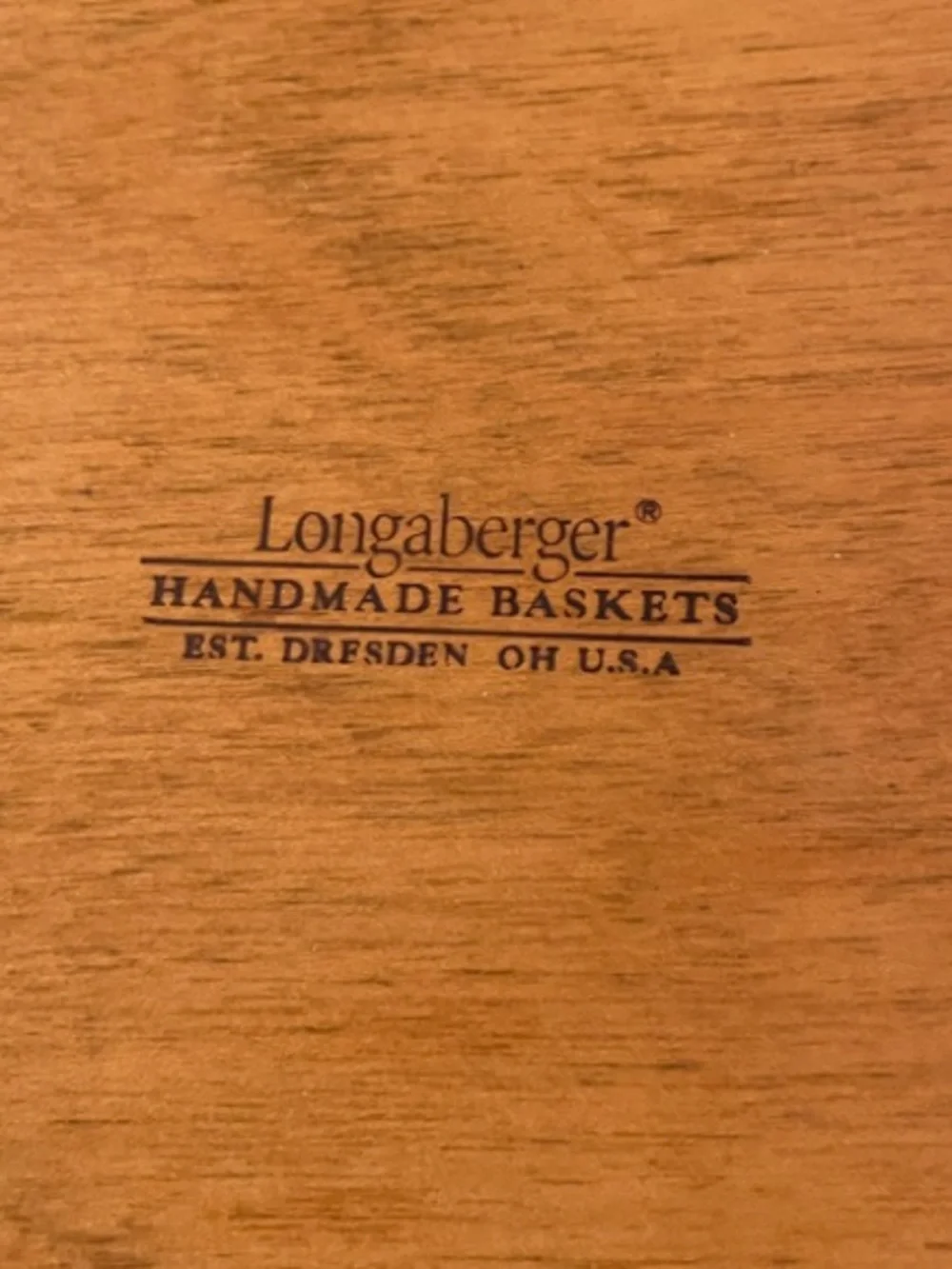 Longaberger Woven Basket | 2004 Signed MKD | With Plastic Liner | Made in USA